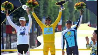 Astana cycling team Tour de France [upl. by Regdor]