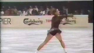 Katarina Witt GDR  1983 World Figure Skating Championships Ladies Long Program [upl. by Ynnod]