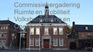 Commissie Ruimte en Mobiliteit volkshuisvesting Openbaar Beheer woensdag 27 november 2024 1930 uur [upl. by Travers676]