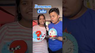 My Sister Vs Me  Who will make the best Doraemon Cake shorts [upl. by Kellby]