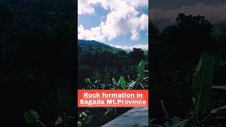 ROCK FORMATION IN SAGADA MT PROVINCE PHILIPPINES travel rockformation mountains viralvideo [upl. by Brita774]