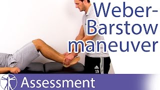 WeberBarstow Maneuver  Functional Leg Length Difference [upl. by Tabb]