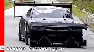 1600HP Nissan GTR Hillclimb Car Driven By Franco Scribante [upl. by Durrace559]