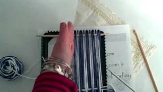 How to weave a rectangle on the potholder loom by Noreen CroneFindlay c [upl. by Kenweigh102]