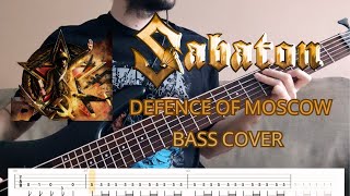 Sabaton  Defence Of Moscow  Bass cover with TAB [upl. by Gnoht]