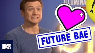 Taron Egerton Goes Speed Dating  Sing  MTV Movies [upl. by Vilhelmina]