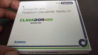 Clavador 625mg Tablet View Uses Side Effects Price in hindi [upl. by Ettenawtna]