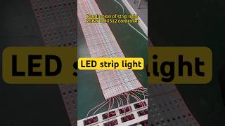 RGBW strip light with DMX512 controller machine ledlightsfactory factory striplight [upl. by Wang]