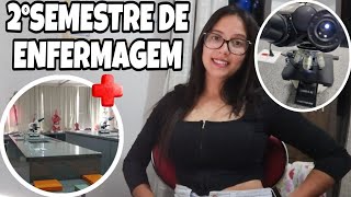 2° SEMESTRE DE ENFERMAGEM SEMIPRESENCIAL  matérias e experiência 🩺📚 [upl. by Temp]