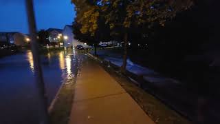 Sayreville nj flooding 80624 [upl. by Urbano962]