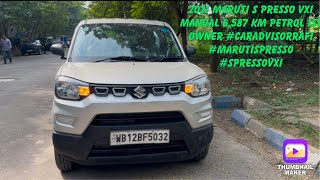 2021 Maruti S PRESSO VXI Manual 6587 KM Petrol 1st owner caradvisorrafi marutispresso spressovxi [upl. by Naujad]