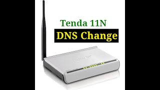 Tenda Wifi DNS Change  W311R  11N [upl. by Correy]