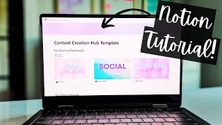 PLAN YOUR SOCIAL MEDIA CONTENT ✨detailed notion tutorial and template [upl. by Laup]