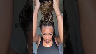 2 ways to style Knotless braids [upl. by Sheldon]