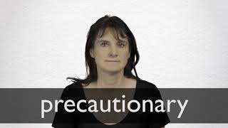 How to pronounce PRECAUTIONARY in British English [upl. by Pavier]