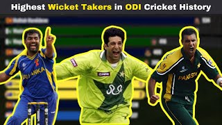 Highest Wicket Taker Bowlers in ODI Cricket History [upl. by Andy]