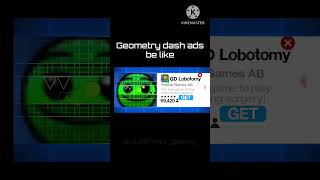 Geometry dash ads be like gd geometrydash gdmemes jiurayangaming geometrydashplayer [upl. by Tingey]