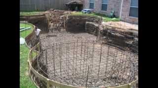 Gunite pool construction start to finish [upl. by Zailer]