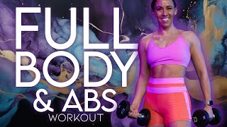 40 Minute Full Body and Abs Workout  FLEX  Day 6 fullbodyworkout strengthtraining [upl. by Hajidak]