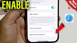 How to Enable Safari Experimental Features On iPhone 2024 [upl. by Marysa]