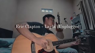 Eric Clapton  Layla Unplugged  Guitar Solo Cover [upl. by Ociredef]