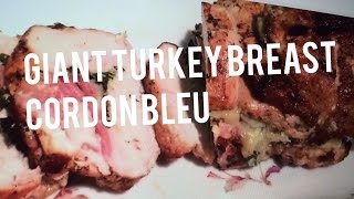 Roast Turkey Breast Ballotine de Dinde Roll Cordon Bleu  Gingerbread Cottage [upl. by Mcdonald]