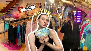 100â‚¬ dans les friperies de Lyon Ã§a vaut quoi  VLOG [upl. by Haiel655]