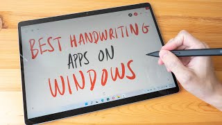 Best Handwriting App for Windows Tablets [upl. by Lauretta908]