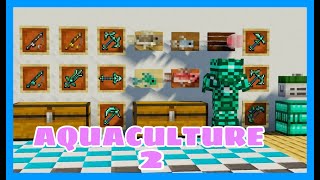 Aquaculture 2 mod  Review  Minecraft [upl. by Rothschild658]