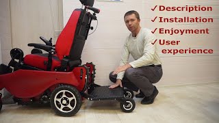 Companion Platform for power wheelchair review [upl. by Otti]