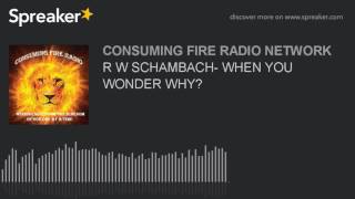 R W SCHAMBACH WHEN YOU WONDER WHY [upl. by Zipnick869]