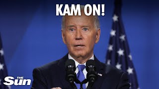 Moment Joe Biden mistakes Kamala Harris for ‘Vice President Trump’ after cringeworthy Putin blunder [upl. by Yzus783]