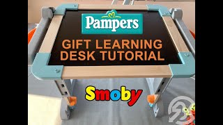 Premi Pampers  Coccole Pampers  Banco scuola gioco  School Desk Learning Smoby  Build Tutorial [upl. by Harms]