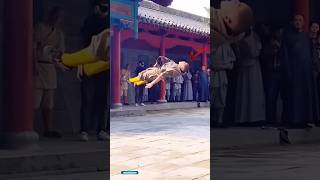 SHAOLIN MONK DANGEROUS TRAINING 😰 shorts shaolin monk kunfu facts [upl. by Aniroz145]