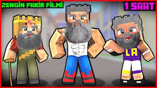 MİNECRAFT ZENGİN VE FAKİR HAYATI FİLMİ  1 Saat [upl. by Scarlet]