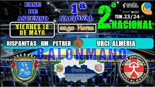 Hispanitas BM Petrer VS Vialtrans URCI Almeria [upl. by Henghold57]