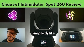 Chauvet Intimidator Spot 260 Review  SDJL [upl. by Llerrod813]