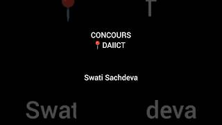 Swati Sachdeva  DAIICT  Concours daiict swatisachdeva standupcomedy [upl. by Aspa581]