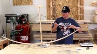 Solid Hickory Longbow Built Using a Rudder Bow Kit  Part 1 [upl. by Swerdna]