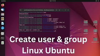 How to create user amp group in linux 2022  Ubuntu [upl. by Onaicul937]