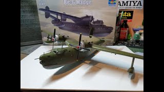 Trumpeter 172 Be6 Madge Plastic Model Build [upl. by Rasure]