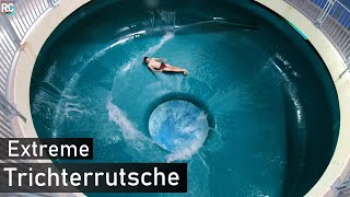 Wilde Trichterrutsche im monte mare Obertshausen  Bowl Slide 4K [upl. by Waal]