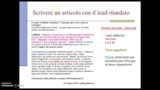 Scrivere un articolo di cronaca [upl. by Schwinn850]