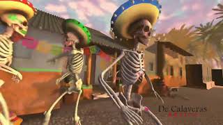 calaveras bailando Sims 2 Salsa Music and screaming [upl. by Heyer]