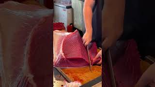 Watch the Expert Sashimi Master Slice a Giant Bluefin Tuna Belly bluefintuna sashimi otoro [upl. by O'Donovan]