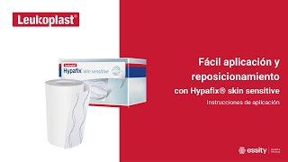 Leukoplast  Fácil aplicación y reposicionamiento con Hypafix skin sensitive [upl. by Phylis]