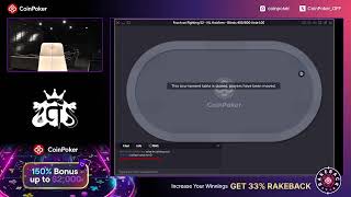 Froch On Fighting Freeroll live on CoinPoker [upl. by Adnolehs587]