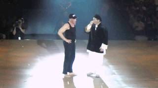 Van Damme and Bolo Yeung at Budo Gala 2010 Basel  Budo Die Show [upl. by Ellyn]