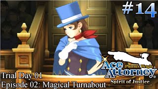 Phoenix Wright Ace Attorney  Spirit Of Justice Walkthrough Episode 14 Trucys Testimony [upl. by Judd]