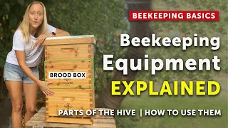 LANGSTROTH BEEHIVE EXPLAINED  Beekeeping for Beginners  Beekeeping Supplies  Beekeeping 101 [upl. by Durstin]